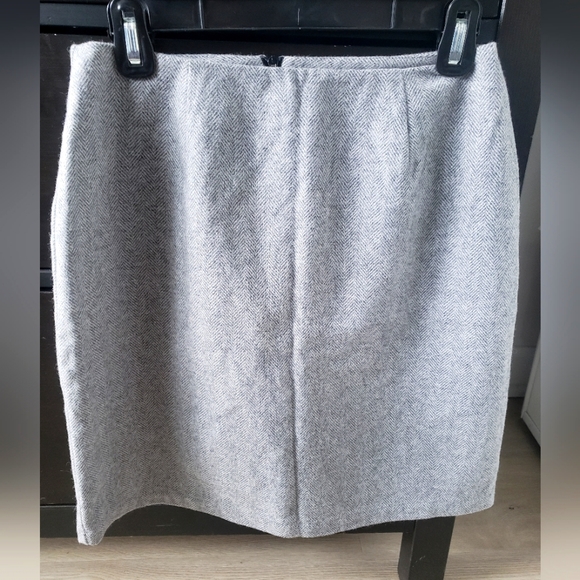 Grey Wool Skirt sz 4 - Picture 1 of 7